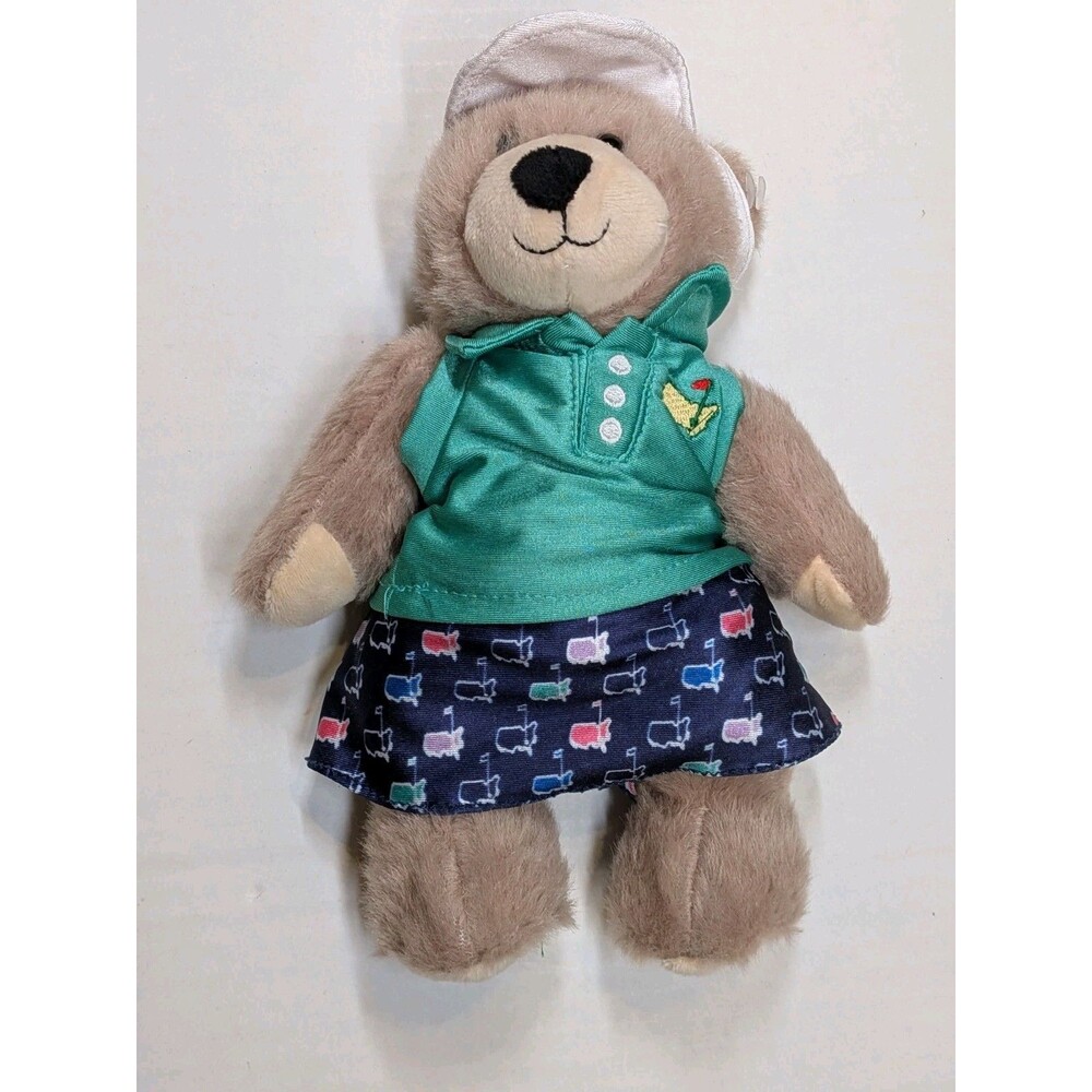 Masters Golf Bear Lady Girl kids plush Augusta National commemorative PGA